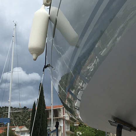 Abanea im Hafen